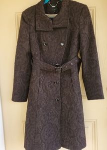 Ted Baker London high neck double breasted coat